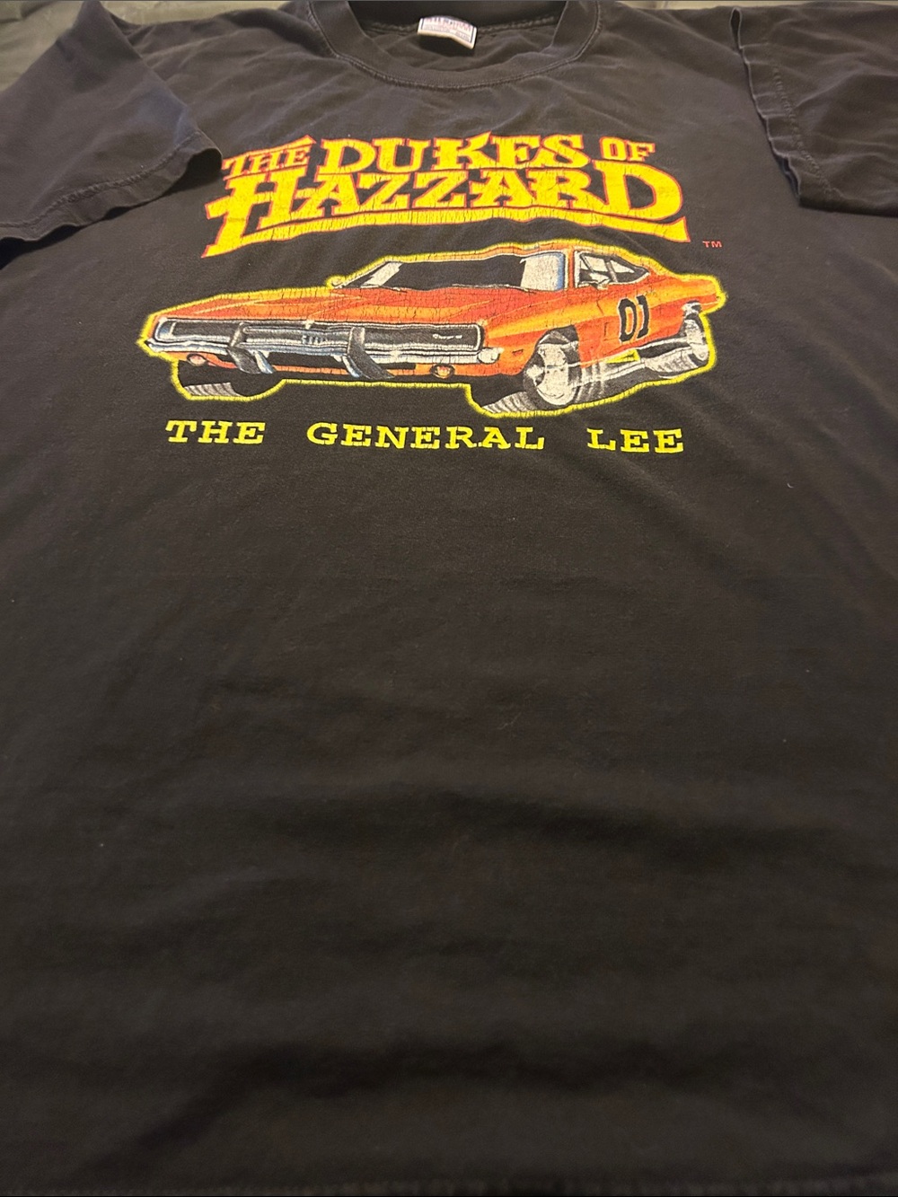 VintageThe Dukes of Hazzard "The General Lee" Black Graphic Tee
